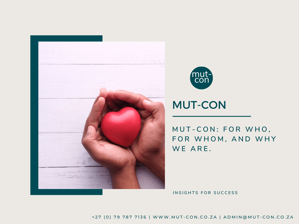 Mut-Con: For Who, For Whom, and Why We Are.