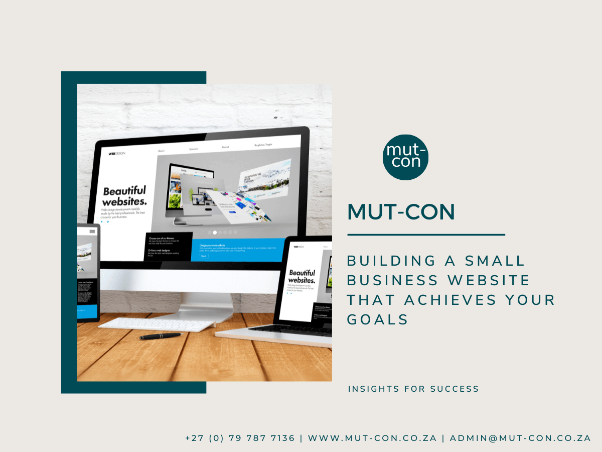 Building a small business website that achieves goals