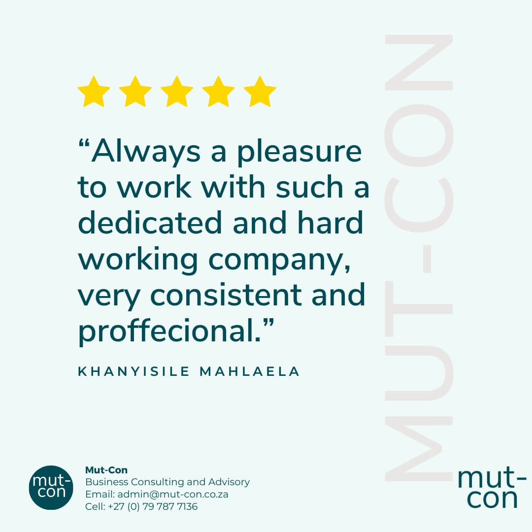 Mut-Con is a 5 start business according to our reviews