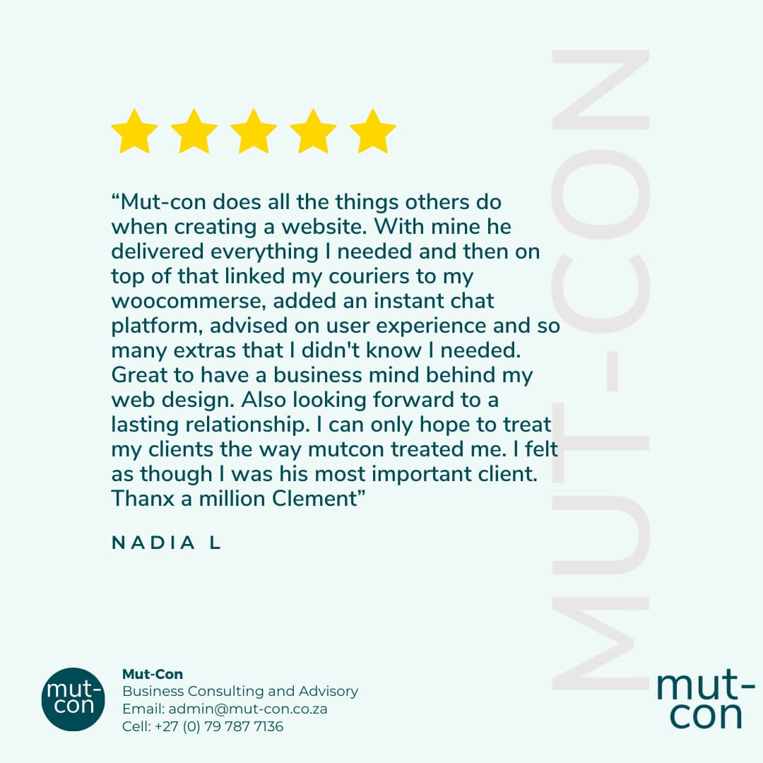 Mut-Con is a 5 start business according to our reviews
